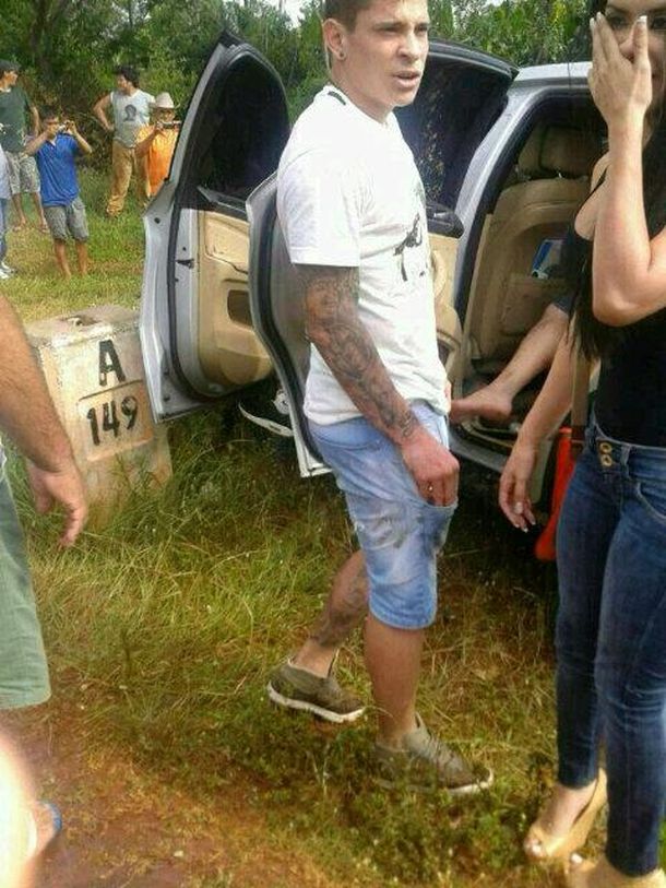 Milagro: un ex River chocó y salió increíblemente ileso