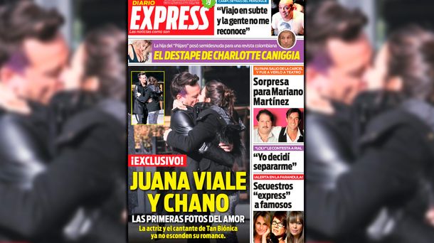 Mirá las primeras fotos de Juana Viale y Chano Charpentier