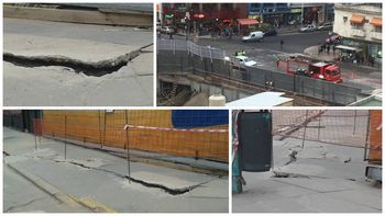 alarma en villa urquiza: una vereda a punto de ser tragada por la tierra alarma en villa urquiza: una vereda a punto de ser tragada por la tierra