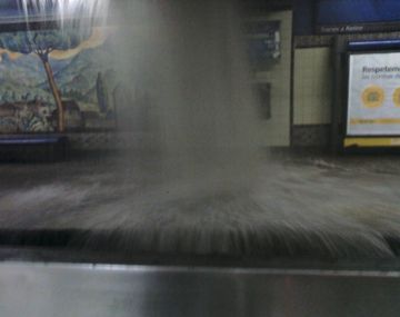 Evacuaron una formación de subte de la línea C