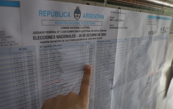 Elecciones 2025 corte de las 15 horas: ya votó el 41% del padrón electoral