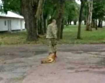 Encontraron muerto al militar que torturó y asesinó a un perro en Olavarría