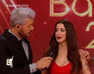 Juliana Díaz se quebró en el Bailando al hablar de Maxi Giudici