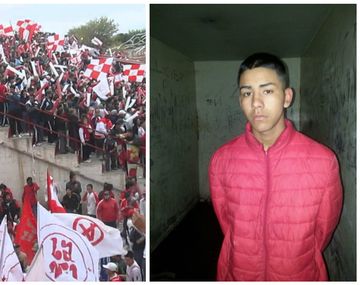 La hinchada de Huracán Las Heras y Brian Alejandro Bravo, detenido por homicidio cuando fue a la cancha