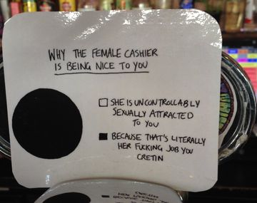 La imagen que explica la buena onda de la cajera de un bar que se viralizó