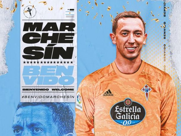 Agustín Marchesín defenderá el arco del Celta de Chacho Coudet. 
