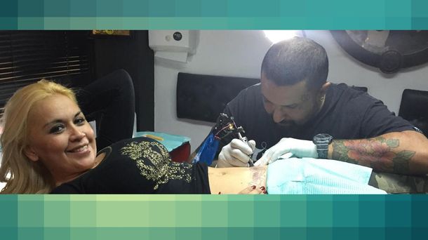 Lo lleva en la piel: Verónica Ojeda se tatuó el nombre de Dieguito Fernando
