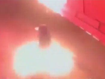 Intentó incendiar un almacén en Zárate y terminó prendiéndose fuego a sí mismo