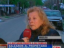 Ángelica, vecina de la víctima Ángelica, vecina de la víctima