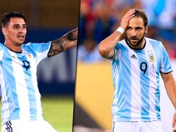 Zampedri, vestido de Higuaín para la ocasión Zampedri, vestido de Higuaín para la ocasión
