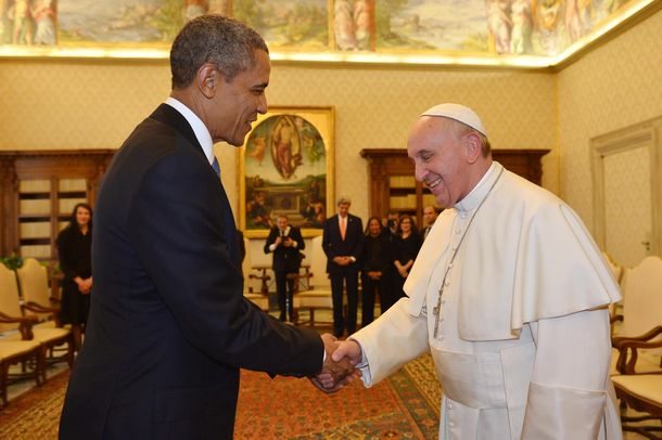 Mirá las fotos del encuentro del papa Francisco y Barack Obama