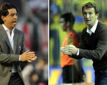 Cinco frases del Muñeco y el Vasco antes del Superclásico