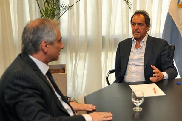 En medio de la crisis del Frente Renovador, Scioli se reunió con Eseverri