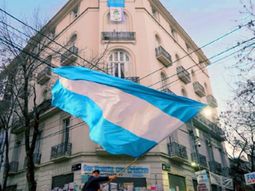 Banderazo por Cristina.