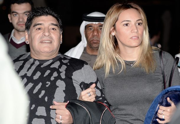 Rocío Oliva se reencontró con Diego Maradona