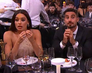 Flor Jazmín y Nico Occhiato en los Martín Fierro de Streaming.