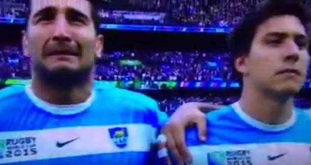 Hasta las lágrimas: mirá el himno entonado por Los Pumas en su debut en el Mundial