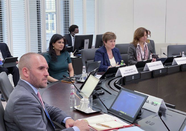 La intensa agenda de Martín Guzmán en Washington antes de reunirse con Kristalina Georgieva