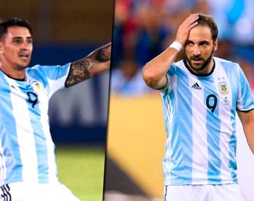 Zampedri, vestido de Higuaín para la ocasión