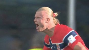 Así fue el primer gol de Erling Haaland en una Copa del Mundo Así fue el primer gol de Erling Haaland en una Copa del Mundo