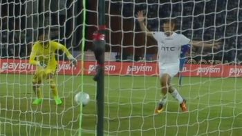 El arquero no se olvidará más de esta jugada El arquero no se olvidará más de esta jugada