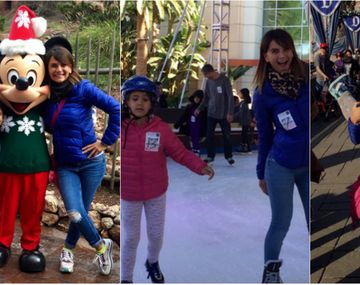 El álbum de las vacaciones de Amalia Granata en Disney con su hija