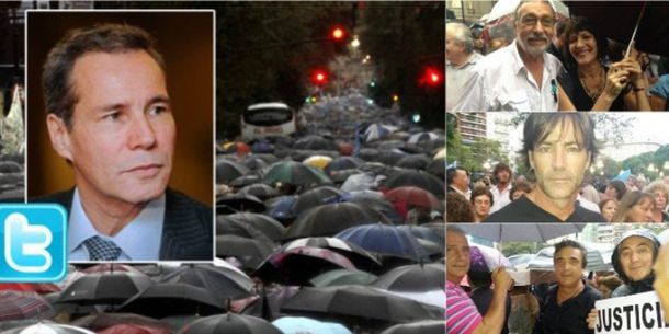 Durante la marcha los famosos se expresaron a través de Twitter