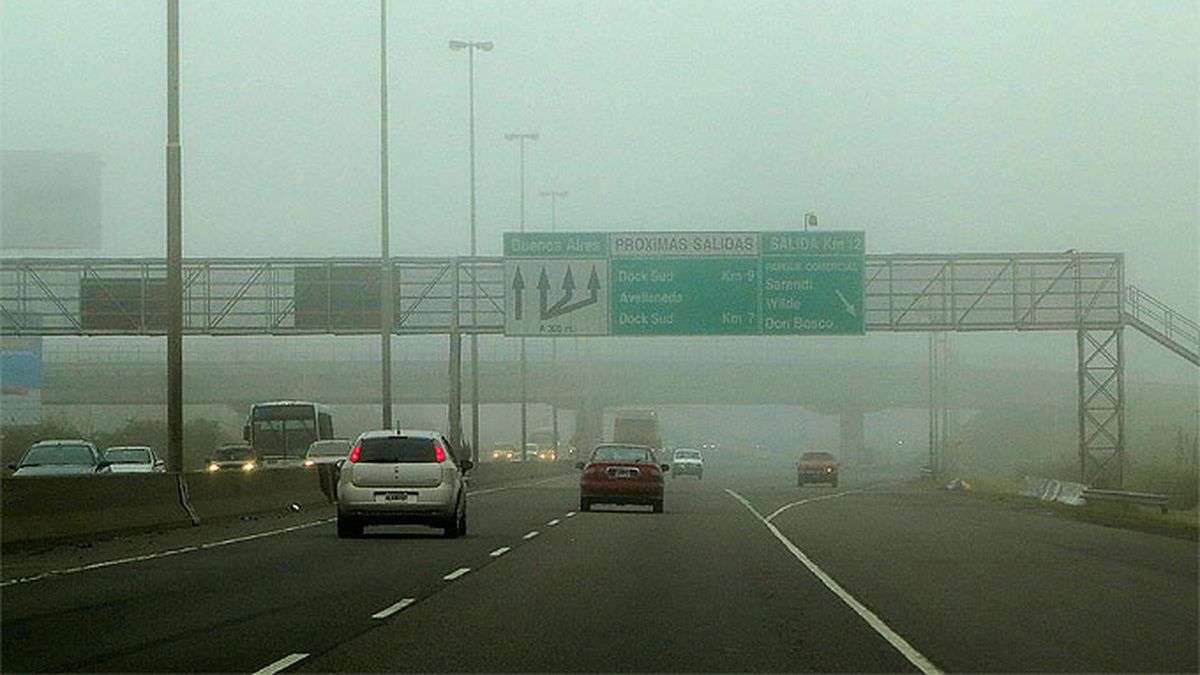 Alerta vial por la presencia de niebla en rutas y autopistas