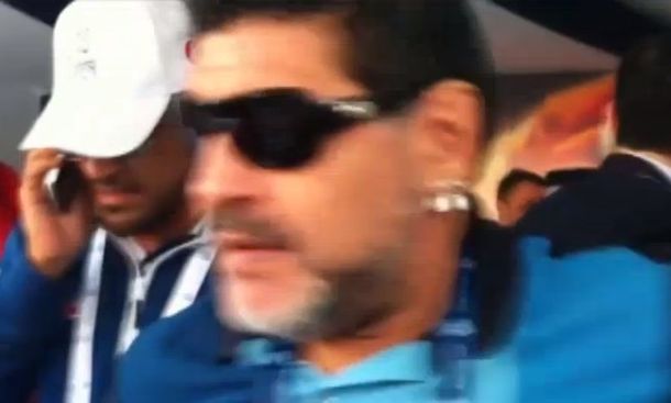 Maradona, casi a los golpes durante un evento en Dubai