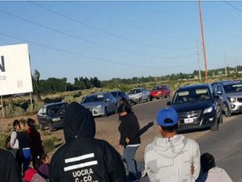 Piqueteros atropellados