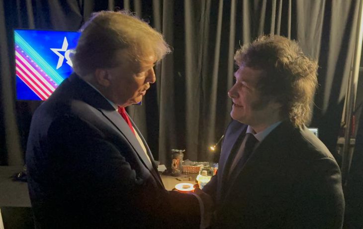 Viral mundial: Donald Trump agradeció a una cuenta fake que se burla de Javier Milei