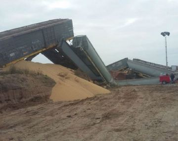 Volcó una formación de Belgrano Cargas