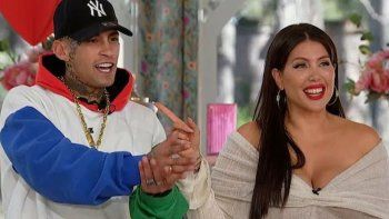 Wanda Nara y L-Gante. Wanda Nara y L-Gante.