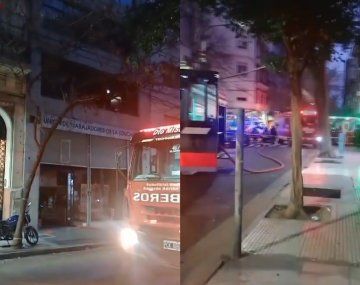 Incendio en un edificio de Balvanera: tres hombres asistidos