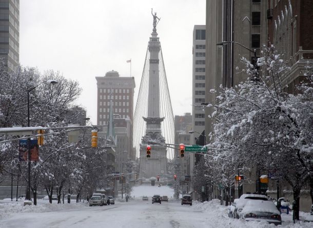 Las fotos de la ola de frío que azota a la costa este de EE.UU.