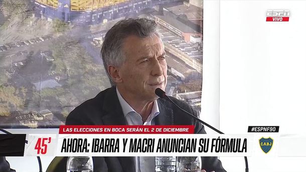 El insólito error de Macri en la presentación de fórmula con Ibarra: La rabona de Yepes