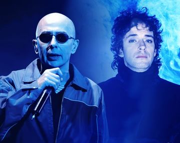Indio Solari y Gustavo Cerati