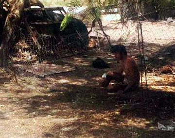 El terrible estado en que se encuentra el joven