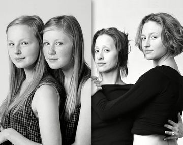 Sorprendente: un fotógrafo unió a personas desconocidas muy parecidas entre sí