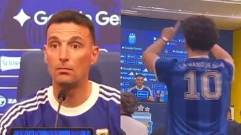 sorpresa en conferencia: el momento inesperado que descoloco a scaloni tras la goleada sorpresa en conferencia: el momento inesperado que descoloco a scaloni tras la goleada
