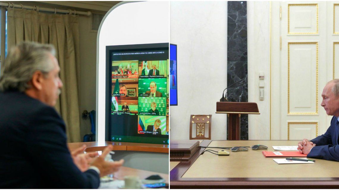 Vacuna rusa: Alberto Fernández hablará por teléfono con Vladimir Putin Vacuna rusa: Alberto Fernández hablará por teléfono con Vladimir Putin