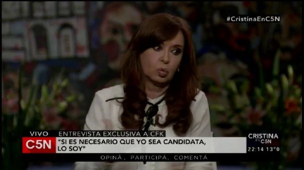 Cristina Kirchner en C5N