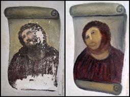 Ecce Homo, antes y después