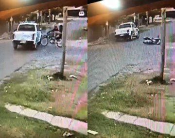 Video: escapaban de la Policía y chocaron contra un patrullero
