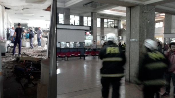 VIDEO: Así fue la explosión en el Hospital de Clínicas que dejó tres heridos