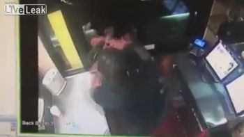 Se quiso hacer el vivo y el empleado lo sacó a las trompadas Se quiso hacer el vivo y el empleado lo sacó a las trompadas