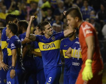 Las fotos del triunfo de Boca ante Bolivar