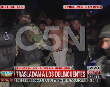 Terminó la toma de rehenes tras seis horas de tensión