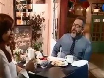 VIDEO: La desopilante imitación de Cristina a Vidal y al periodismo cómplice