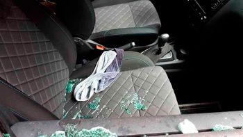 Este es el auto donde mataron a la abogada por encargo Este es el auto donde mataron a la abogada por encargo